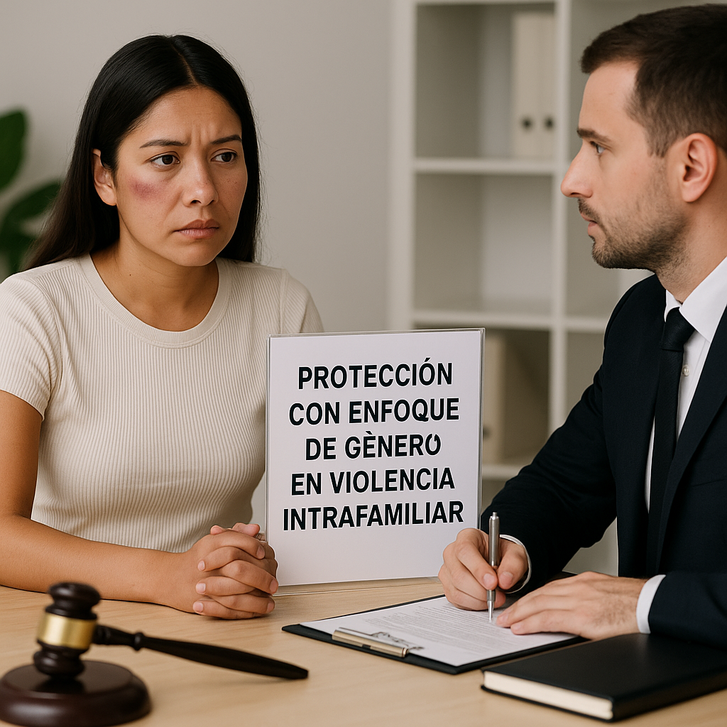 Protección con enfoque de género en violencia intrafamiliar